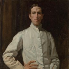Self-portrait in white jacket , 1901-02 Hugh Ramsay